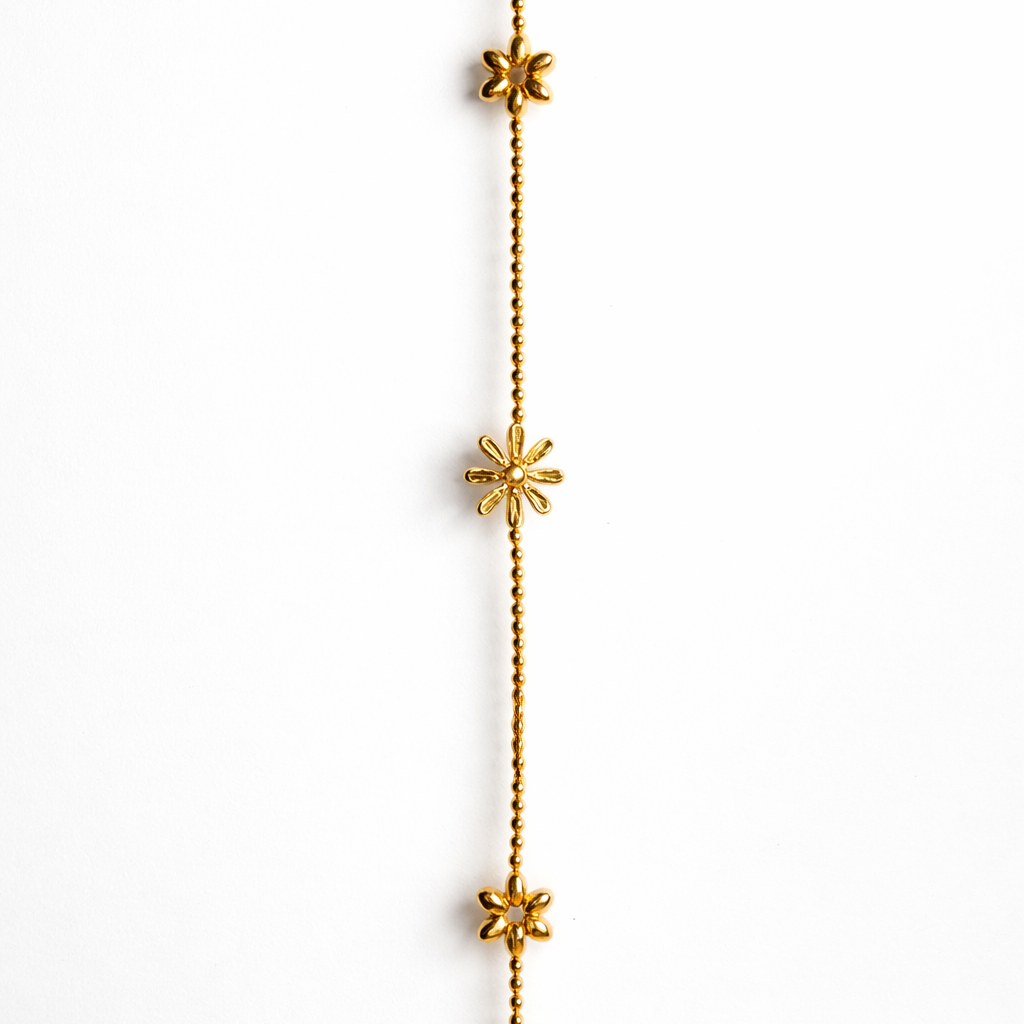 Floral Charm Bracelet