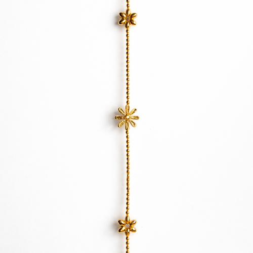 Floral Charm Bracelet