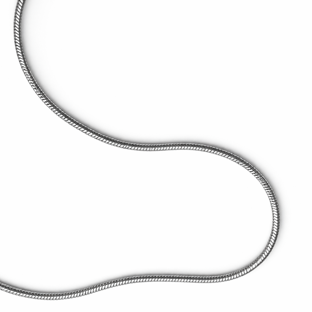Snake Chain Necklace Silver