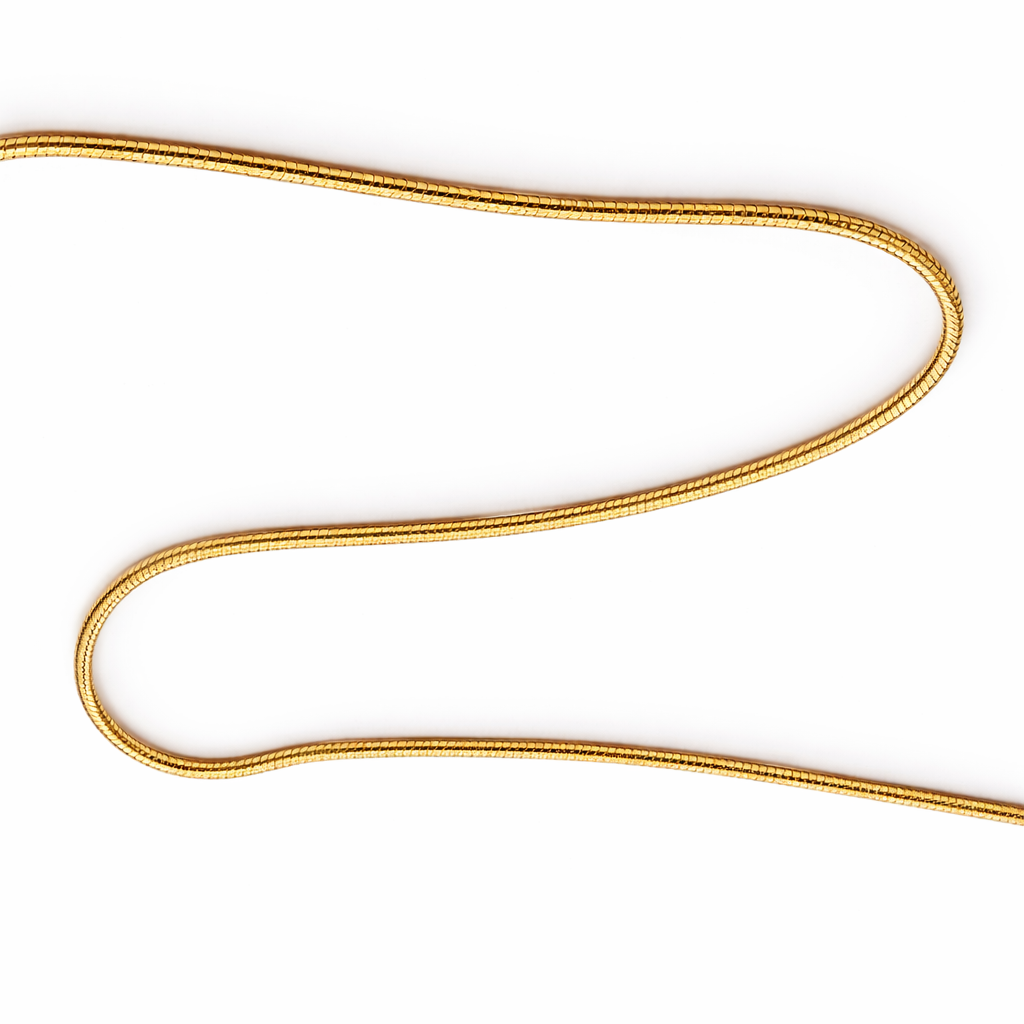 Snake Chain Necklace Gold