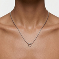 Silver Lumière Heart Necklace