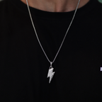Iced Lightning Pendant